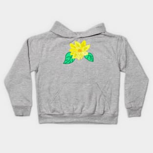 Painted Flower Kids Hoodie